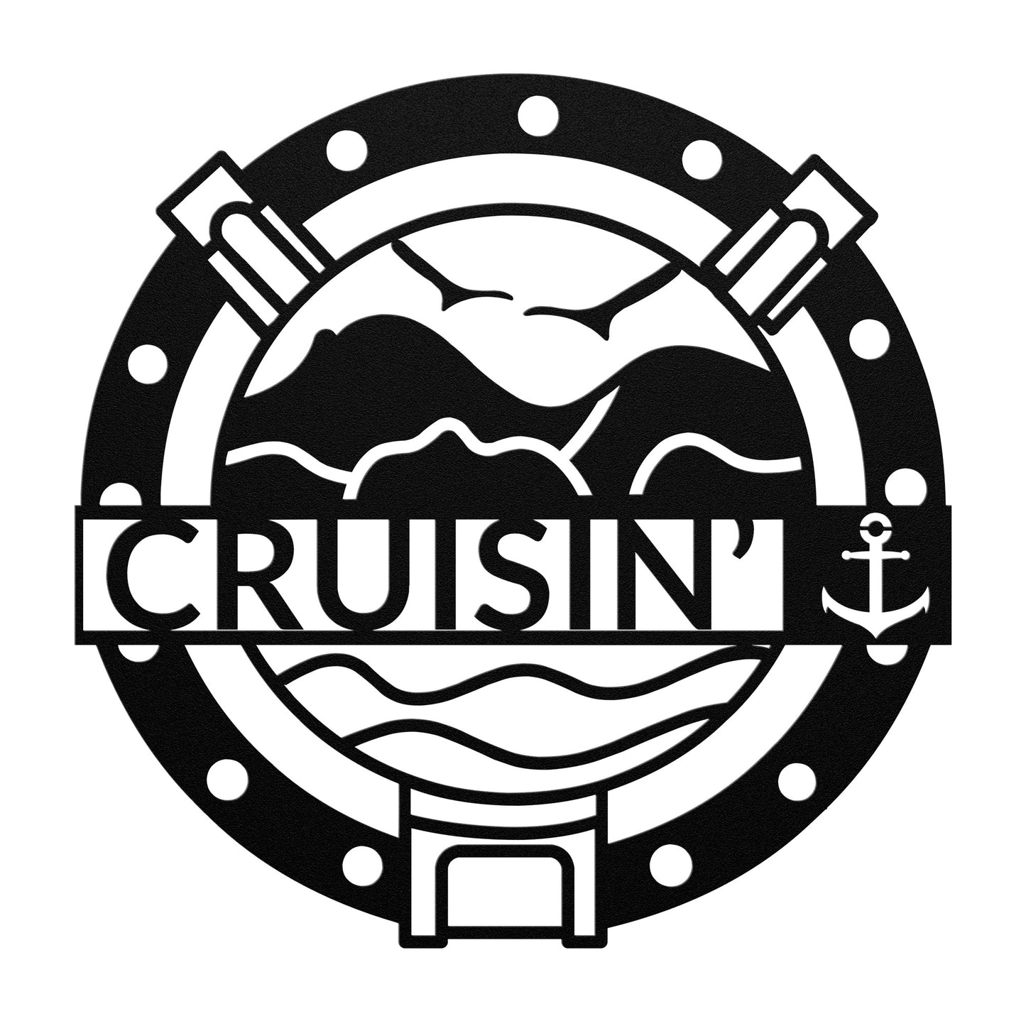 Cruise Metal Wall Decor, Cruise Ship Porthole Wall Art For Your Favorite Cruise Lover