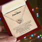 Interlocking Hearts Necklace For Your Travel Loving Wife or Girlfriend