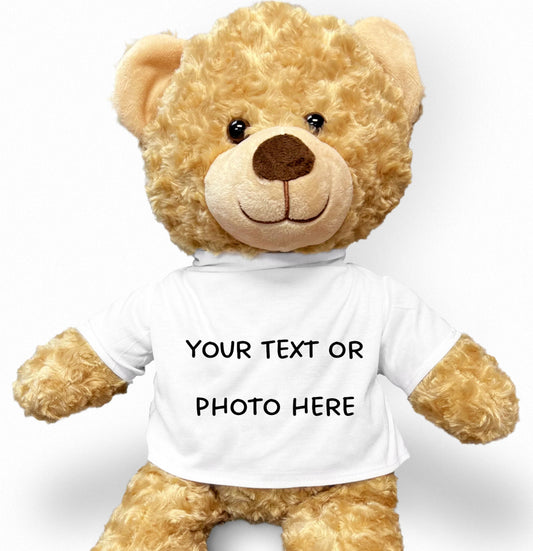 Custom Teddy Bear, Personalized Plush Teddy Bear, Valentine's Day Gift, Birthday Gift, Mother's Day, Graduation Gift, Girlfriend Gift