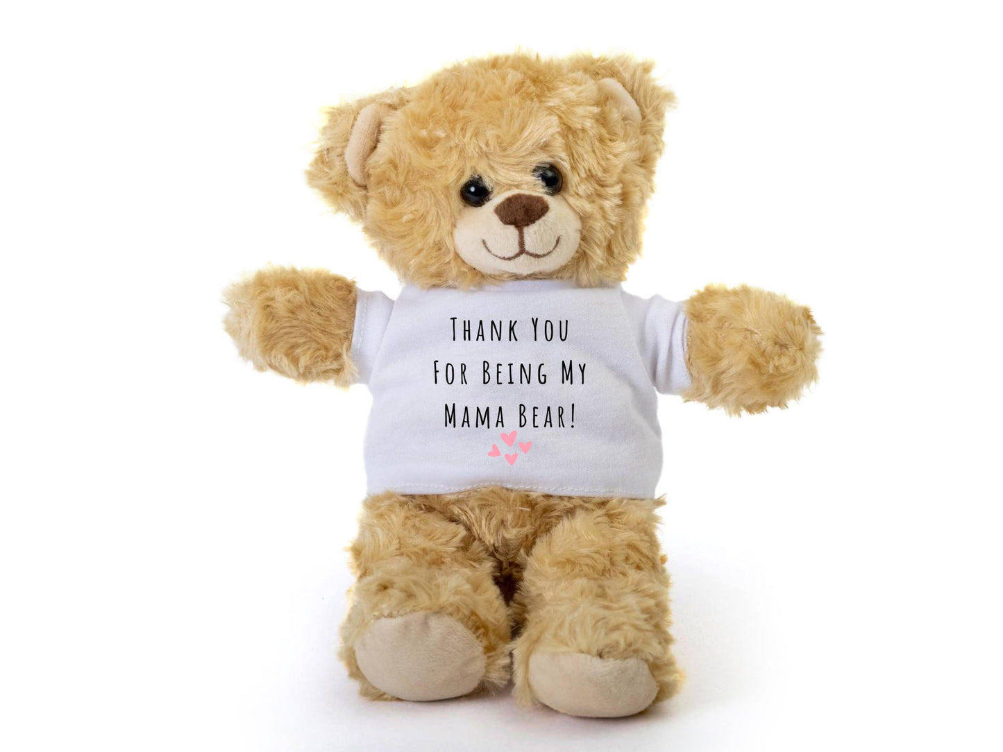 Mom Teddy Bear, Thank You For Being My Mama Bear, Custom Teddy Bear, Gift for Mom, Mother's Day Gift, Grandma Gift, Mama Bear Gift