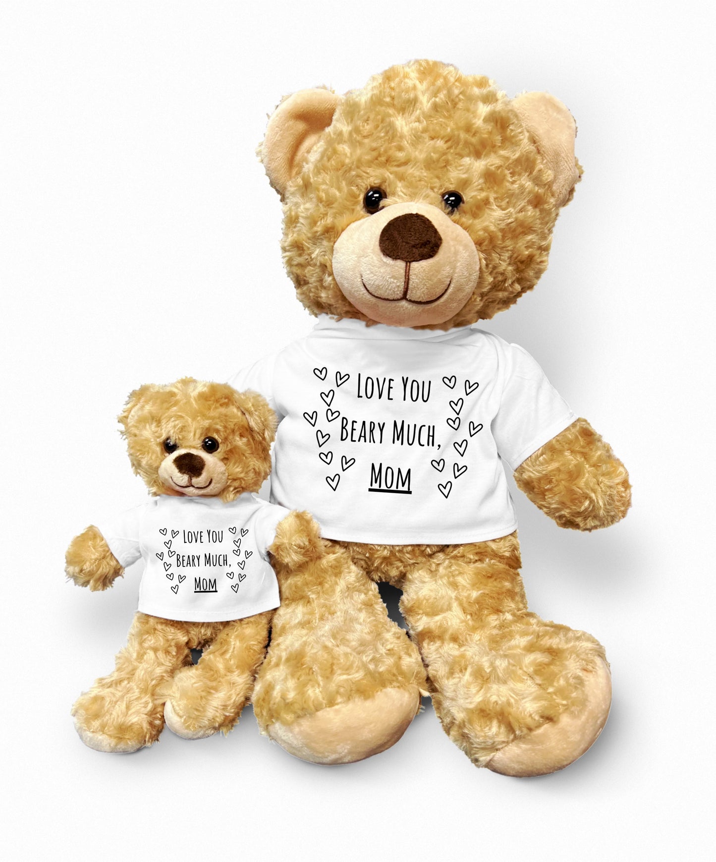 Custom Teddy Bear Gift, Personalize Teddy Bear, Love You Beary Much Dad, Mom, Grammy, Nana, Plush Teddy Bear Gift, Mother's Day, Birthday