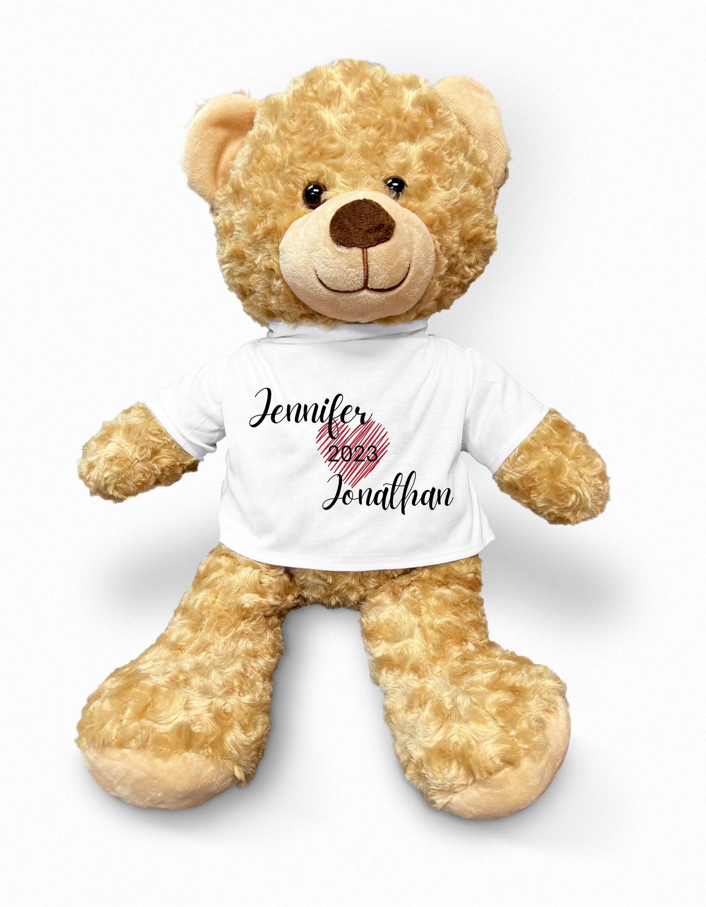 Couples Teddy Bear, Engagement Gift, Wedding Gift, Love You Gift, Gift for a Couple, Love Gift, Love Teddy Bear, Customized, Personalized