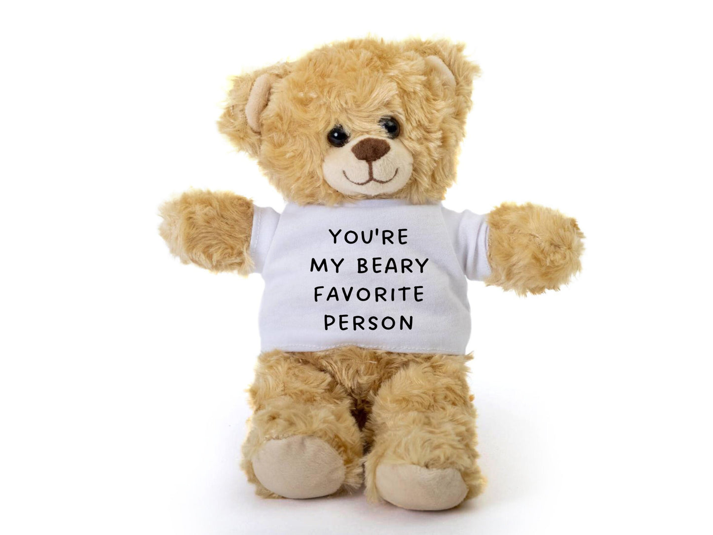 Love Teddy Bear, You're My Beary Favorite Person, Valentines Day Gift Ideas, Custom Teddy Bear, Gift for Girlfriend, Gift for Boyfriend