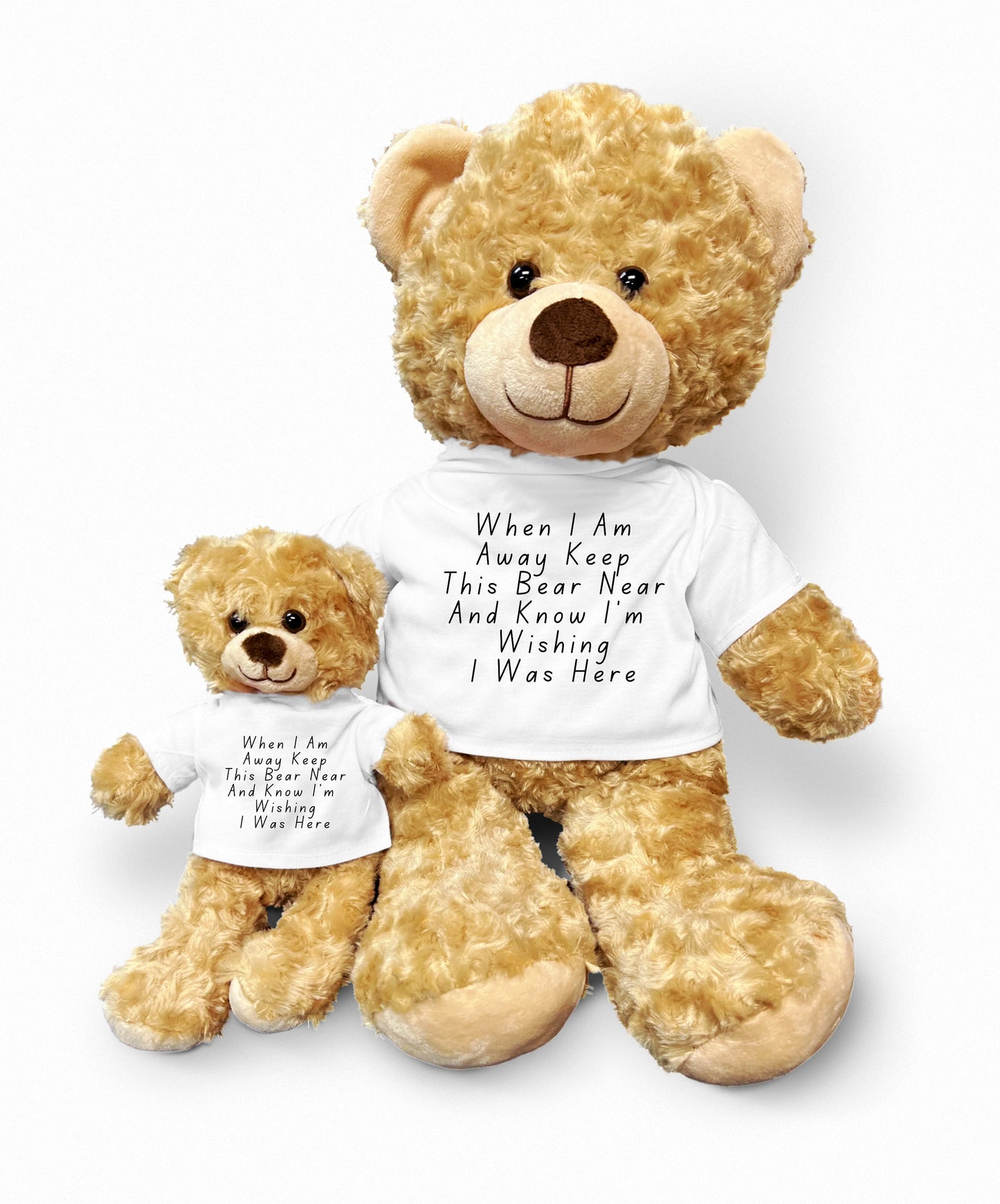 Miss You Bear, Custom Teddy Bear, Miss You Gift, Teddy Bear Gift, Gift for Girlfriend, Gift for Wife, Gift for Boyfriend, Gift for Husband