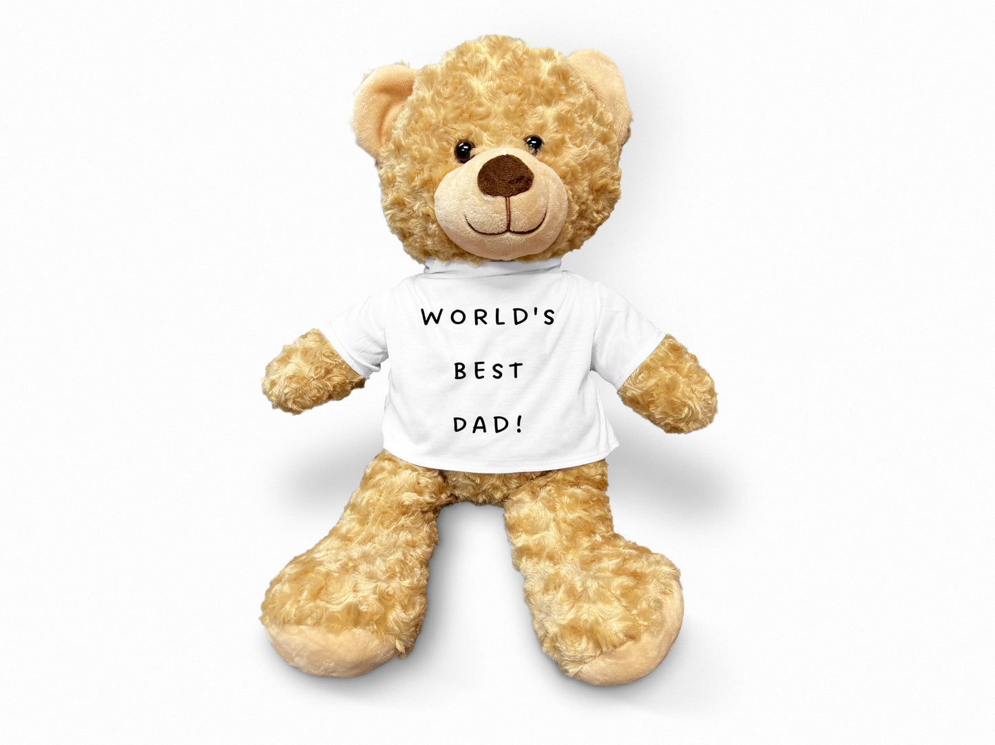 Worlds Best Teddy Bear, Customizable Teddy Bear, Teddy Bear For Mom, Teddy Bear For Dad, World's Best Teacher, World's Best Babysitter