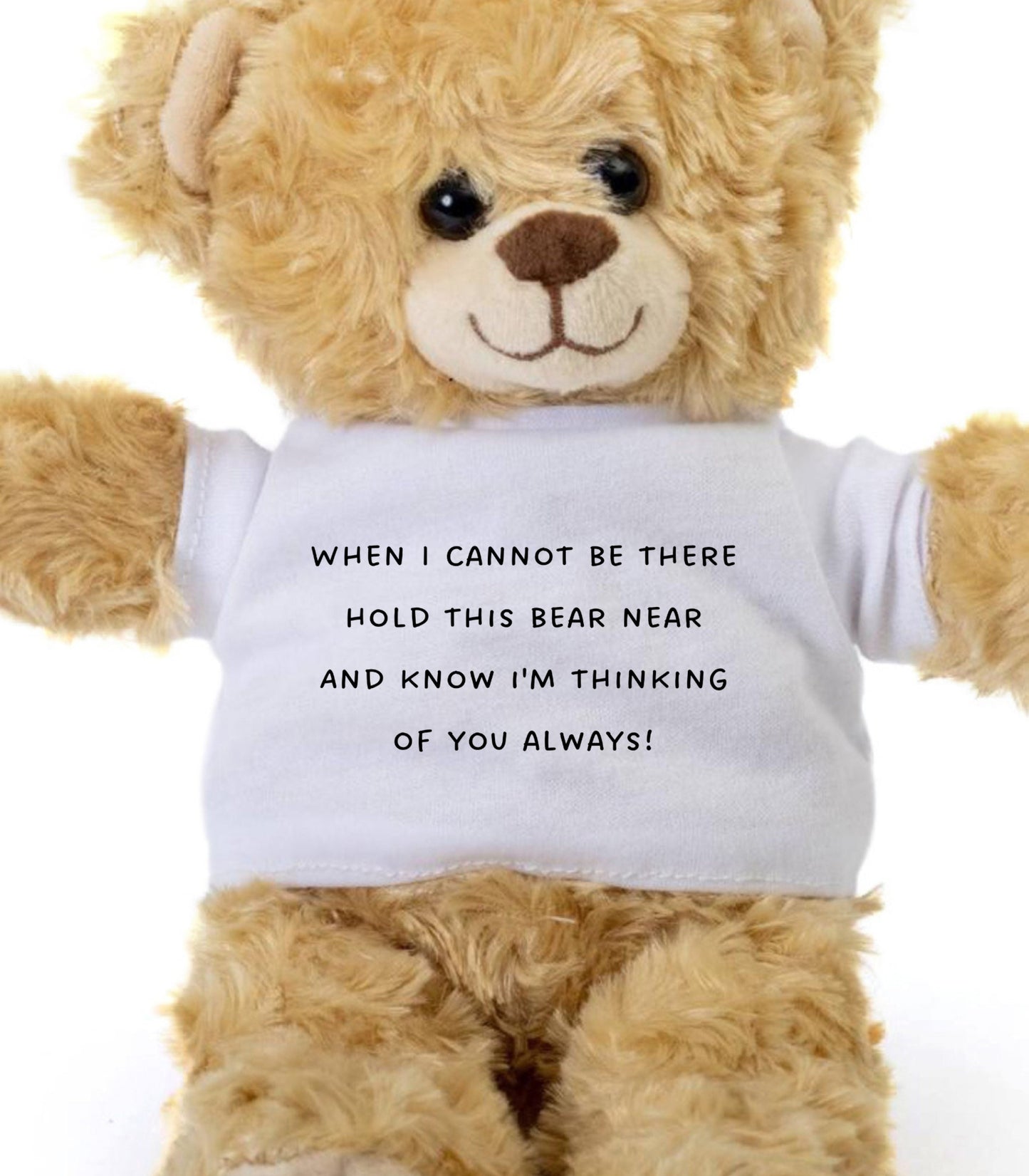 Thoughtful Miss You Gift - Cuddly Teddy Bear to Remind Them of Your Love, Going Away Gift, Miss You Gift, Miss You Teddy Bear, For Boyfriend