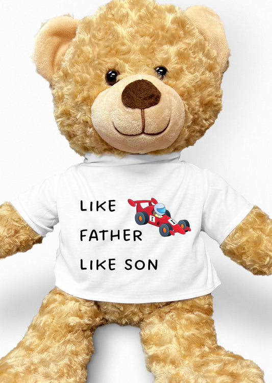 Teddy Bear For Dad From Son, Teddy Bear Set, Father's Day Gift Ideas, Custom Personalized, Gift for Dad, Gift For Bonus Dad, Father Son Set