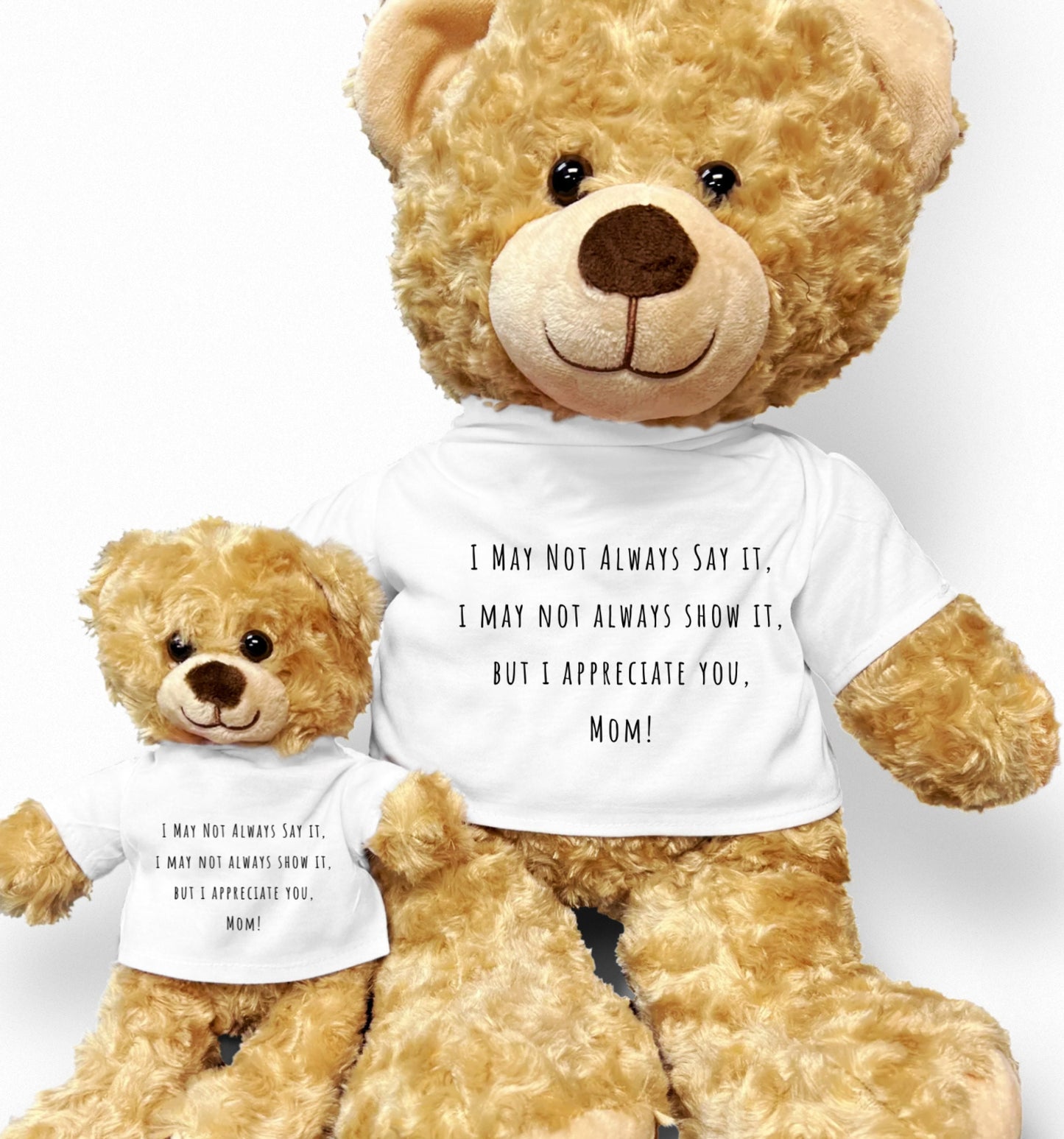 Appreciation Teddy Bear, Appreciation Gift, Personalize Teddy Bear, Gift for Mom, Girlfriend Gift, Dad Gift, Thinking of You, Boyfriend Gift