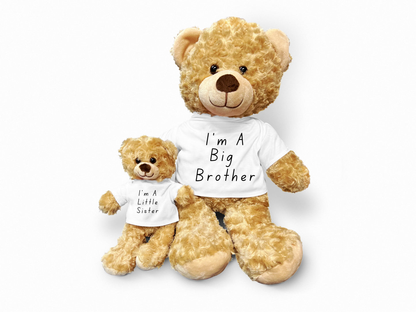 Sibling Teddy Bears, Little Sister, Big Sister, Little Brother, Big Brother, Customize Teddy Bears, Gift for Daughter, Gift for Son