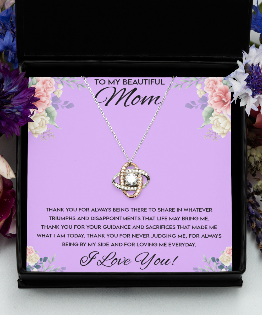 Beautiful Mom Necklace, Mom Gift, Mom Necklace, Mom Gift from Son, Mom Gift from Daughter, Bonus Mom Gift, Mother's Day Gifts