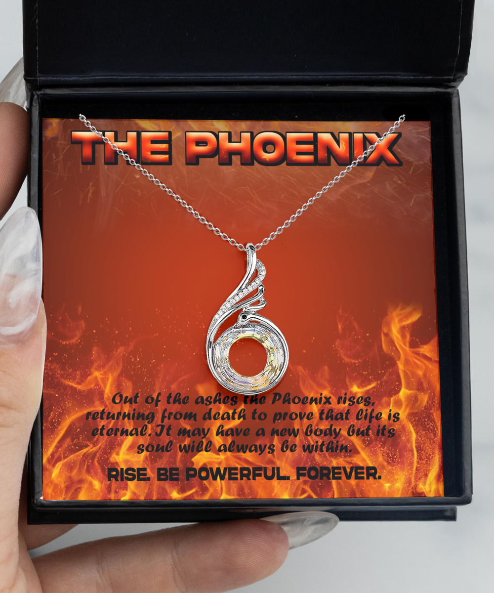 Rising Phoenix Necklace for Women, Phoenix Rising Necklace for Women, Rise From The Ashes And Be Powerful, Inspiring Necklace for Women