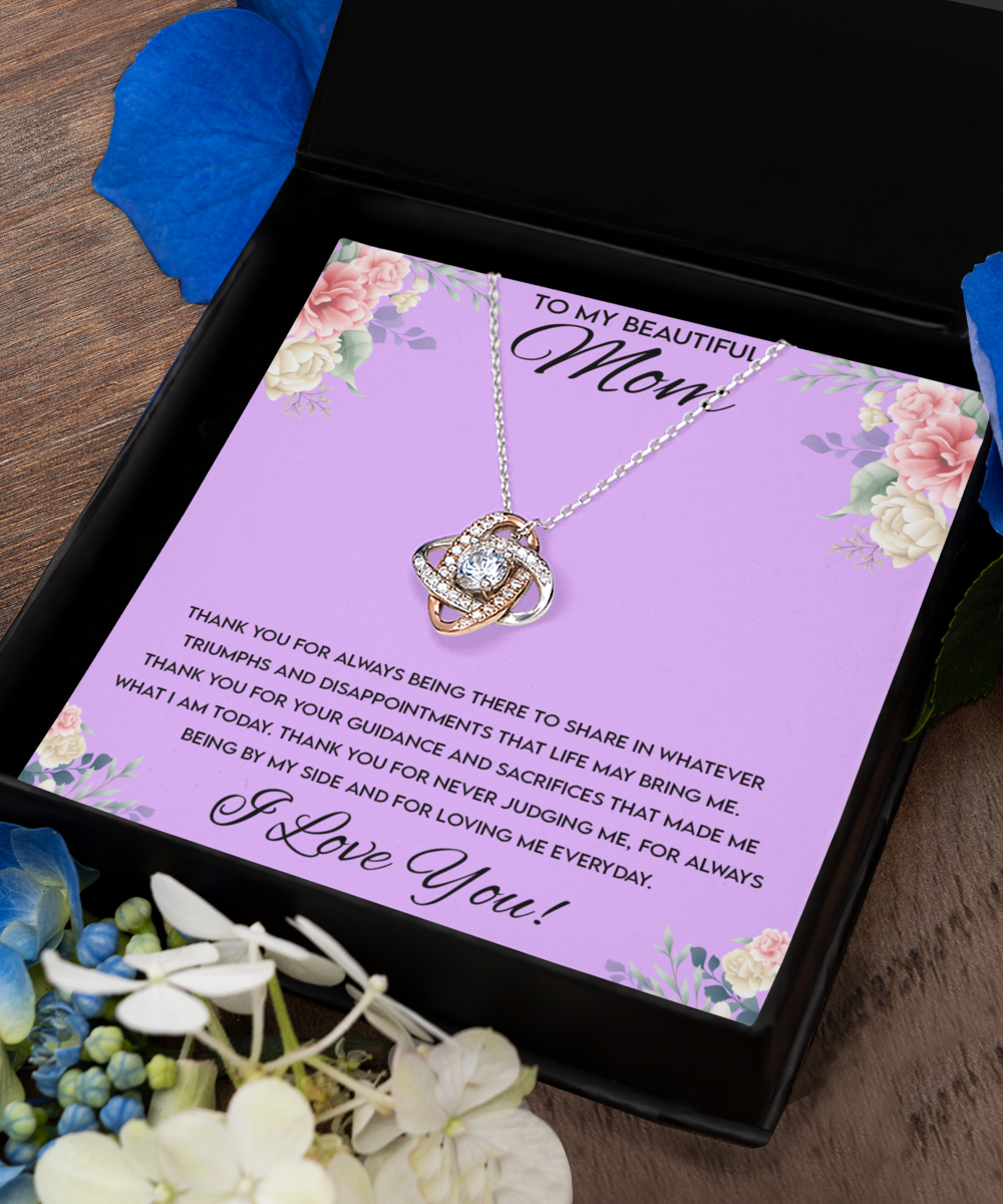 Beautiful Mom Necklace, Mom Gift, Mom Necklace, Mom Gift from Son, Mom Gift from Daughter, Bonus Mom Gift, Mother's Day Gifts